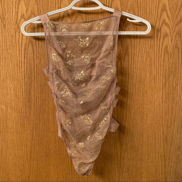 XS Victoria’s Secret High Neck Blush Shine Teddy - Picture 4 of 6